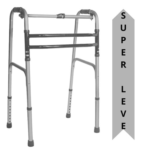 Andador Articulado 3 Barras Aluminio Super Leve Hidrolight