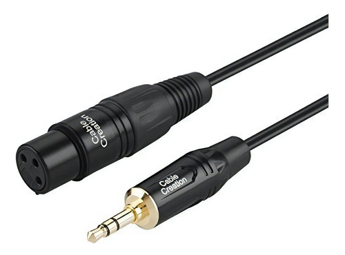 Cablecreation 35 Mm 18 Pulgadas Estereo Macho A Xlr Hembra C