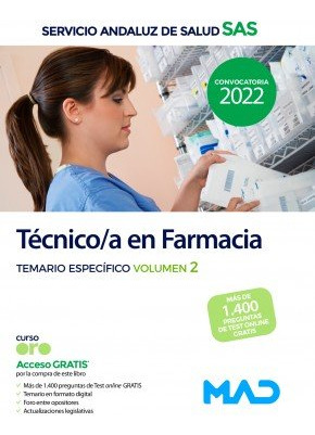 Libro Tecnico Farmacia Temario Especifico Vol 2 Servicio ...