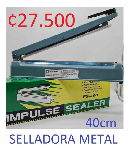 Selladoras Para Bolsas De 20, 30, 40 Cm