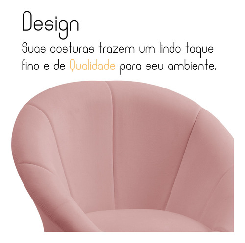 Amolfadada Poltrona Lellos Sala Bebê Materna Quarto