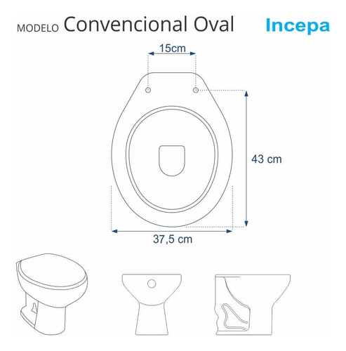 Assento Sanitário Convencional Rosa Shell Para Bacia Incepa