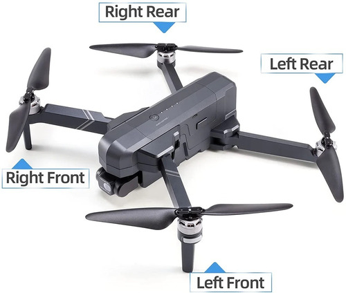 Brazo Delantero Derecho B Drone Sjrc F11 S Motor Helice Repu