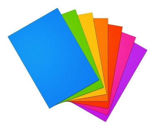 Papel Iris Carta * 220  Unidades Colores Surtidos ,60 Gramos