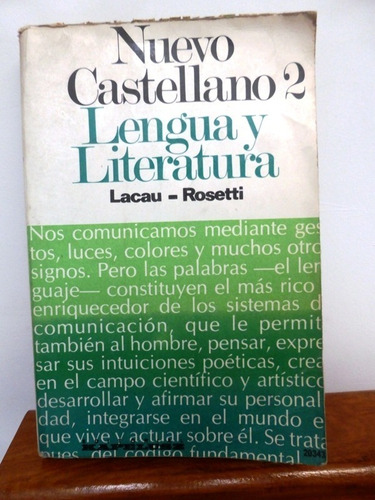 Nuevo Castellano 2 - Lengua Y Literatura - Lacau - Rosetti -