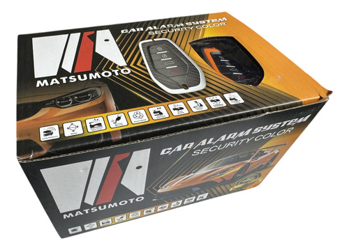 Alarma Codigo Variable Colormax Control Naranjo Y Gris 12v