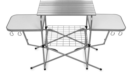 Camco Deluxe Mesa De Parrilla Plegable, Ideal Para Picnics, 