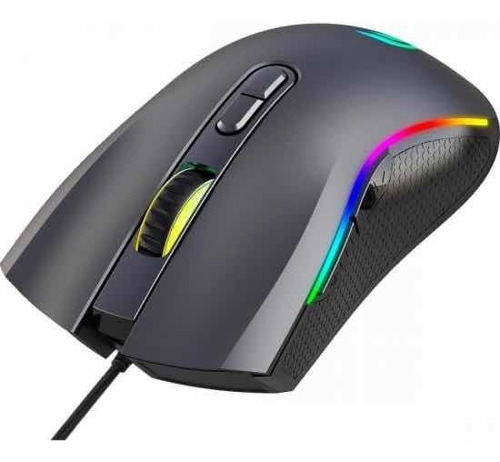Mouse Gamer Fortrek Black Hawk Rgb Usb 7200 Dpi Switch Huano
