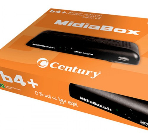 Imagem 3 de 6 de Receptor De Tv Digital Parabólica Midia Box Hd B4+ Original