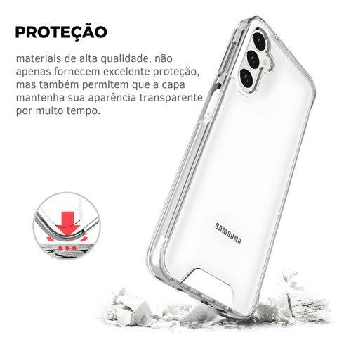Capa Space Transparente Compatível Com Galaxy S22/s23
