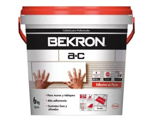 Adhesivo Ceramico Pasta Bekron Ac  Galón 6 Kilos