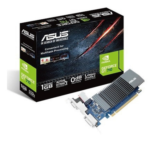 Placa de video Nvidia Asus  GeForce 700 Series GT 710 GT710-SL-1GD5-BRK 1GB