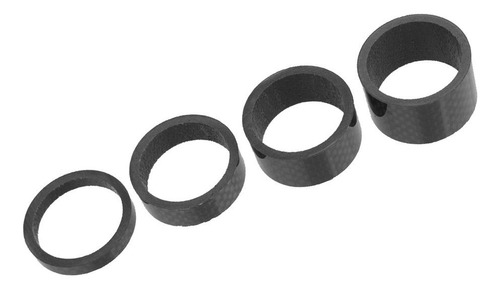 4x Carbono Arandela De Fibra Del Auricular Espaciador De