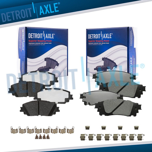 4pc Front & Rear Ceramic Brake Pads For Toyota Rav4 Venz Ddh