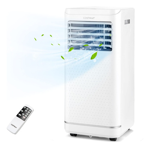 Aire Acondicionado Portátil 10000 Btu Deshumidificador Y Ven Blanco