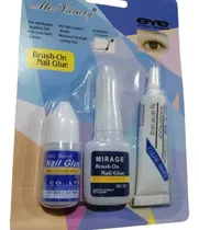 Comprar Pack Pegamento Para Tips Uñas Postizas Pestañas Mym Ventas