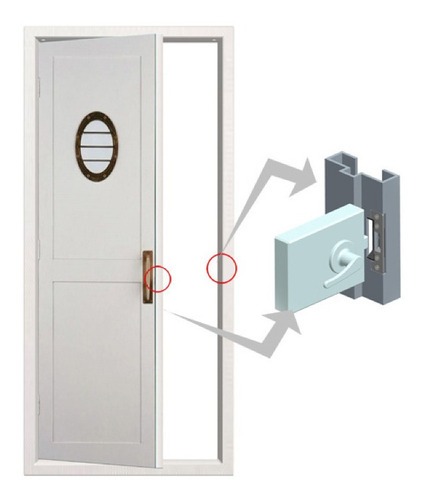 Imagen 9 de 10 de Combo Destraba Pestillo Secure S300 Con Control Y Fuente