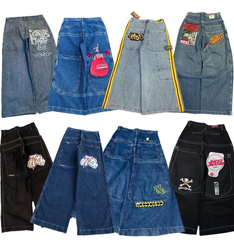 Vaqueros Vaqueros Anchos De Estilo Urbano Para Hombre - Casu