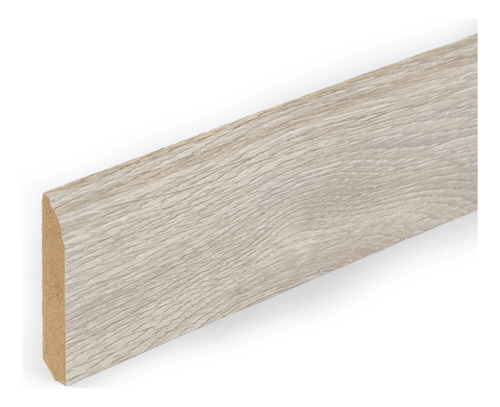 Zocalo Piso 2.4m Largo Mdf Curves 8cm Altura X Unidad