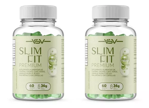 Kit 2 Slim Fit Emagrecedor Acelera Metabolismo Secar Rápido