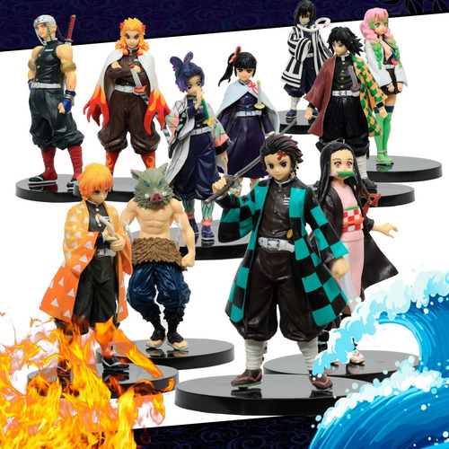 Imagen 1 de 7 de Demon Slayer Kimetsu No Yaiba Tren Infinito Personajes Anime