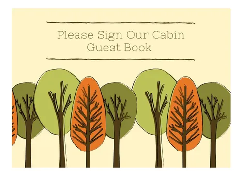comprar Libro: Por Favor, Firme Nuestro Libro De Visitas De Cabina: