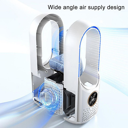 Ventilador De Escritorio Recargable Ventilador Sin Aspas Pur