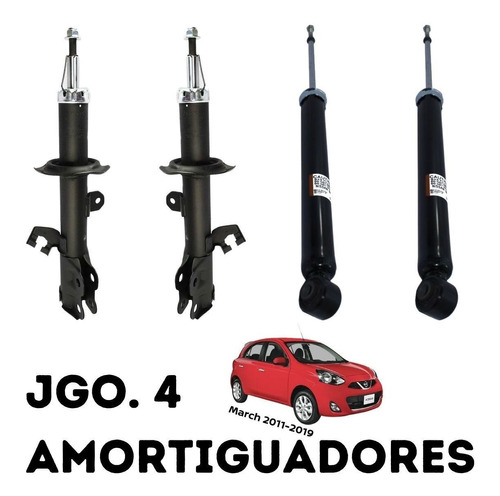 Kit Amortiguadores March 2011-2019 Originales