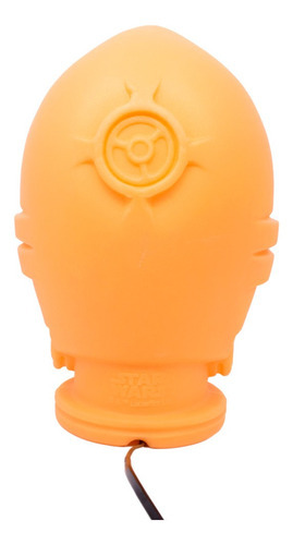 Luminária Usare C3po Robô Star Wars Disney Droid Andróide Estrutura Amarelo