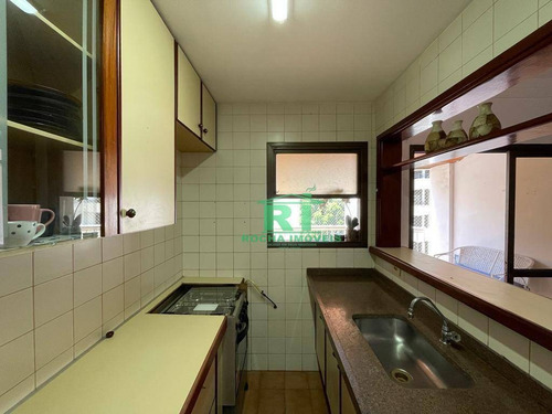 Imagem 20 de 23 de Flat Beira Mar À Venda Na Praia Das Pitangueiras, Localização Privilegiada, 2 Dormitórios, 2 Vagas De Garagem, Área De Lazer, Pitangueiras, Guarujá/sp - Fl0079