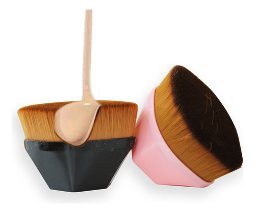 12 Piezas De Brocha Kabuki Para Base Maquillaje Con Estuche