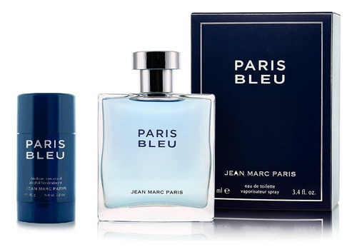 Paquete Paris Bleu Edt 100ml Y Deo Stick (100% Original)