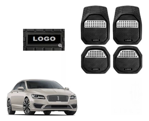 Tapetes 4pz Bandeja 3d Logo Lincoln Mkz 2020 2021 2022