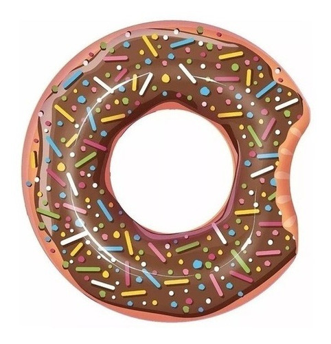 Flotador Dona Donuts Chocolate Bestway Inflable