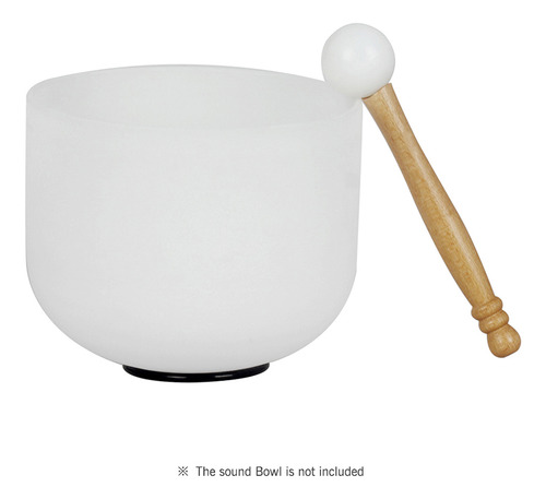 Mazo De Goma Para Cuenco De Canto Con Mango De Madera