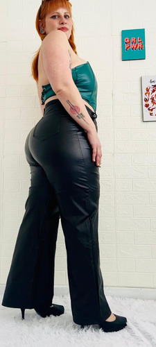 Wide Leg Sastrero Engomado