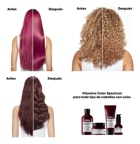 Loreal Vitamino Color Spectrum Shampoo 300 + Mascara 250