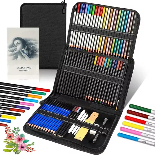 Set de 96 lapices de dibujo profesional