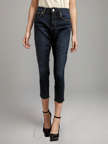 Jeans Marca Gap Color Blanco (34) Como Nuevo