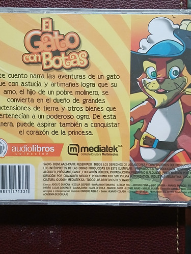 Pack 2 Audiolibros:gato Con Botas/peter Pan+dibujos Pintar