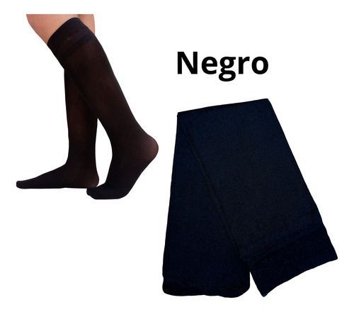 Calceta Larga Tobimedia Delgada Dama 21-25 Cm 3 Pares