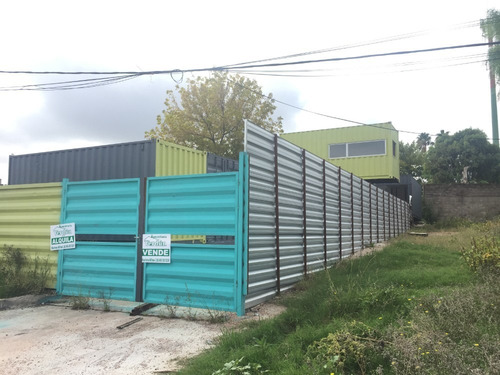 Terreno Con Galpón De Contenedor Mas Casa Al Fondo