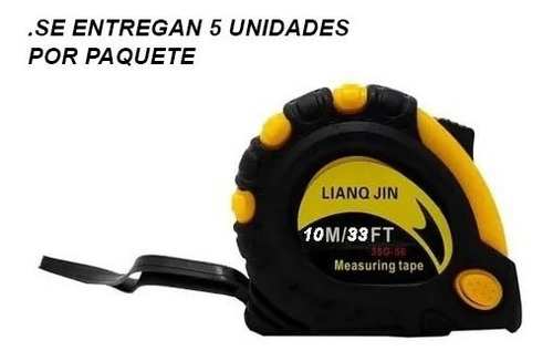 Cinta Métrica Profesional 10 Metros Giant Triple Freno Bg X5