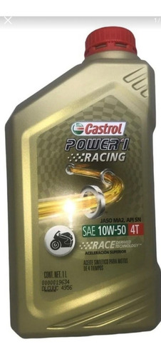 Aceite Castrol Power 1 10w50 4t 100% Sintetico Rs The Doctor