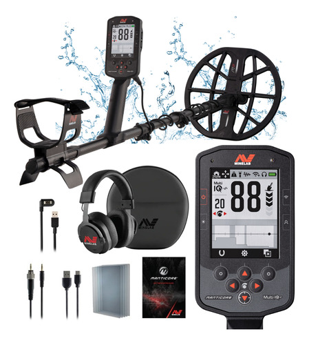 Detector De Metais Manticore Minelab À Prova D'água Até 5m