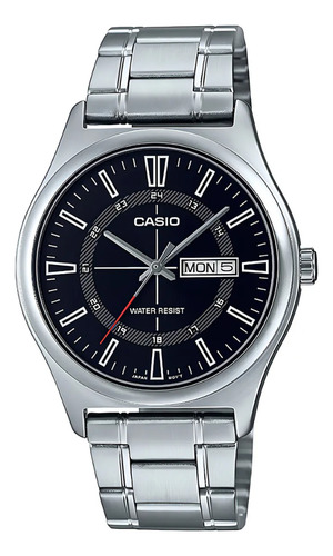 Reloj Casio Mtp-v006d-1c Hombre Acero Plateado