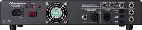 Armário de baixo Eq Ampeg Pf-800 Portaflex 800w de 3 bandas, cor preta