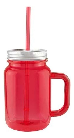 Mason Jar Jarro De Vidrio Con Sorbete