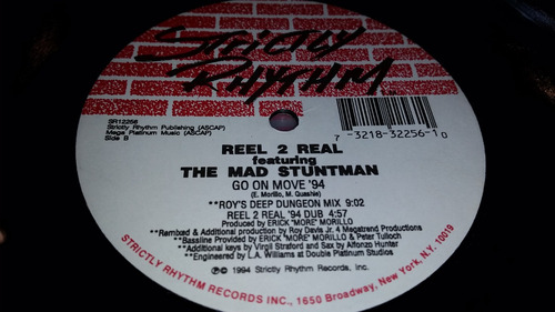 Reel 2 Real The Mad Stuntman Go On Move Vinilo Maxi Usa 1994