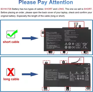 B31n1726 Battery For Asus Tuf Gaming Fx504 Fx504g Fx504gd Fx